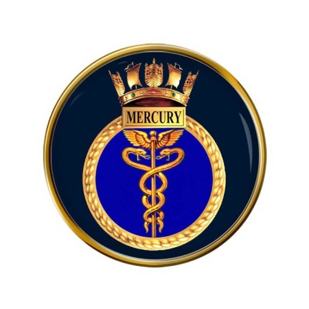 HMS Mercury, Royal Navy Pin Badge