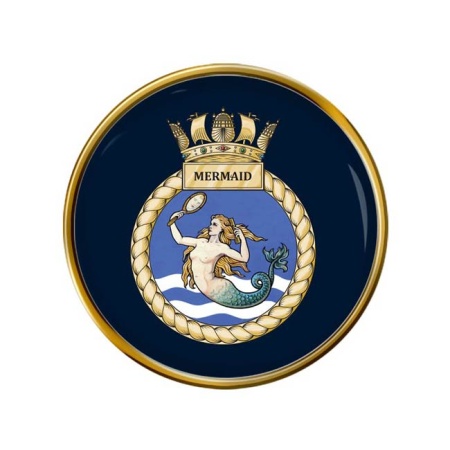 HMS Mermaid, Royal Navy Pin Badge