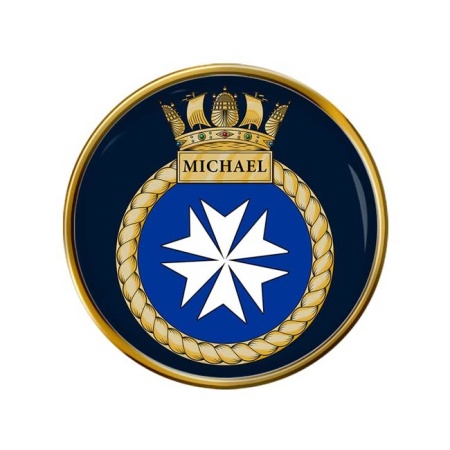 HMS Michael, Royal Navy Pin Badge