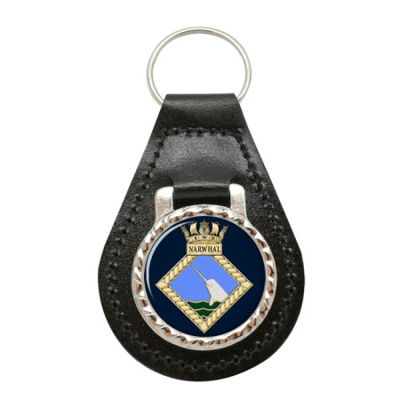 HMS Narwhal, Royal Navy Leather Key Fob