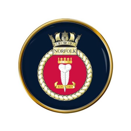 HMS Norfolk, Royal Navy Pin Badge