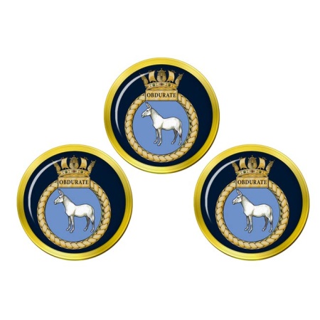 HMS Obdurate, Royal Navy Golf Ball Markers
