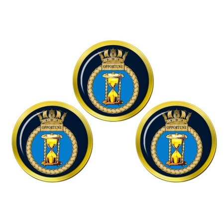 HMS Opportune, Royal Navy Golf Ball Markers
