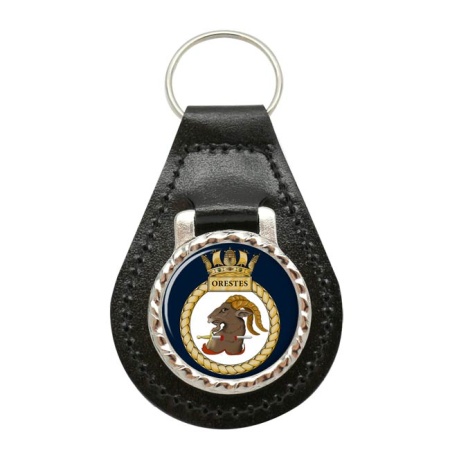 HMS Orestes, Royal Navy Leather Key Fob