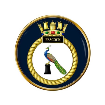 HMS Peacock, Royal Navy Pin Badge