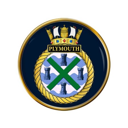 HMS Plymouth, Royal Navy Pin Badge