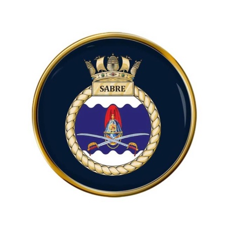HMS Sabre, Royal Navy Pin Badge