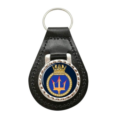 HMS Sanguine, Royal Navy Leather Key Fob
