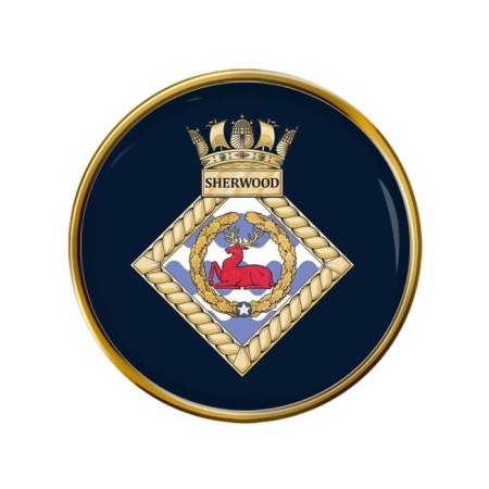 HMS Sherwood, Royal Navy Pin Badge