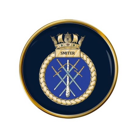 HMS Smiter, Royal Navy Pin Badge