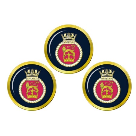 HMS Sovereign, Royal Navy Golf Ball Markers