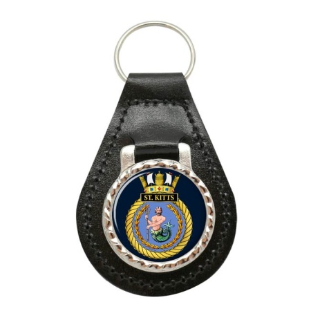 HMS St. Kitts, Royal Navy Leather Key Fob