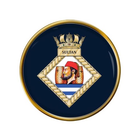 HMS Sultan, Royal Navy Pin Badge