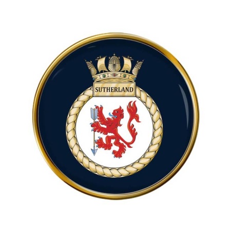 HMS Sutherland, Royal Navy Pin Badge