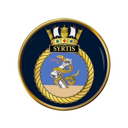 HMS Syrtis, Royal Navy Pin Badge