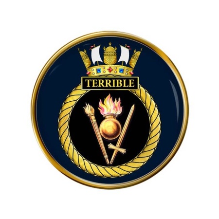 HMS Terrible, Royal Navy Pin Badge