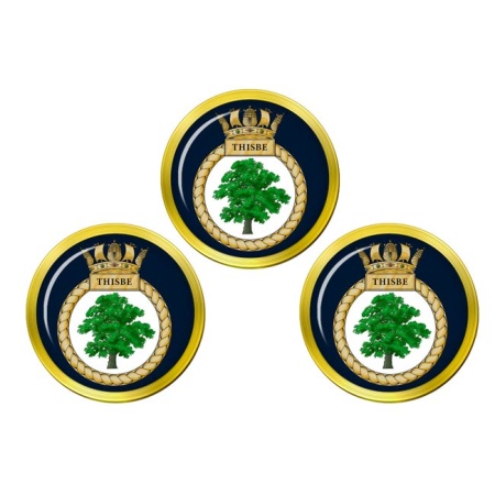 HMS Thisbe, Royal Navy Golf Ball Markers