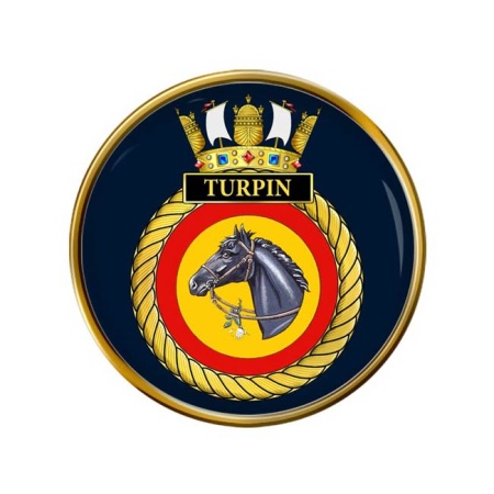 HMS Turpin, Royal Navy Pin Badge