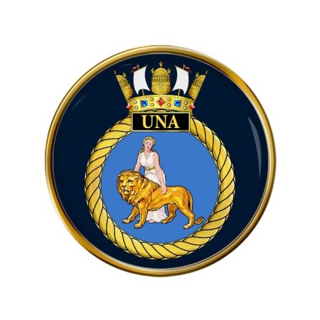 HMS Una, Royal Navy Pin Badge