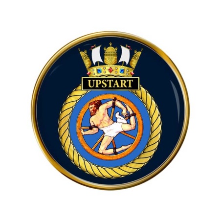 HMS Upstart, Royal Navy Pin Badge