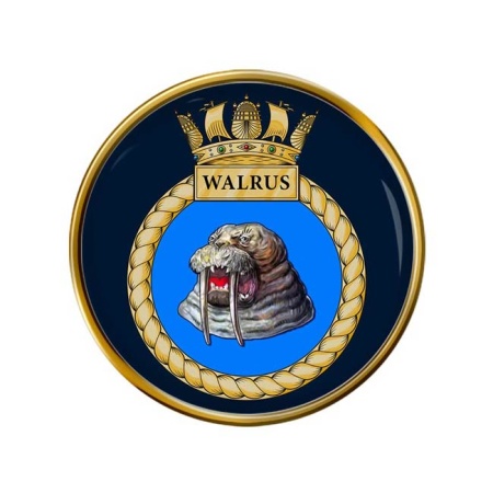 HMS Walrus, Royal Navy Pin Badge