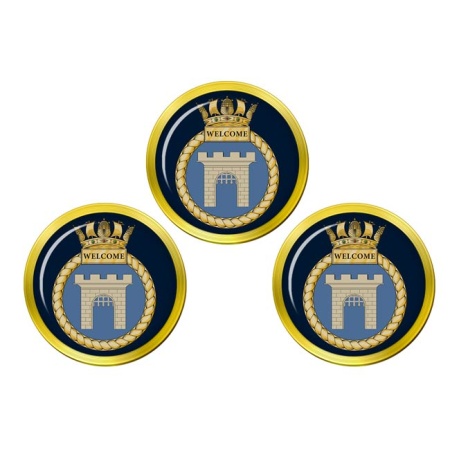 HMS Welcome, Royal Navy Golf Ball Markers