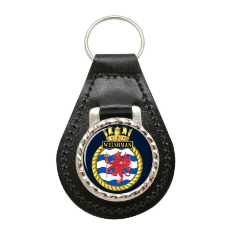 HMS Welshman, Royal Navy Leather Key Fob