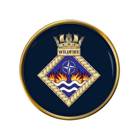 HMS Wildfire, Royal Navy Pin Badge