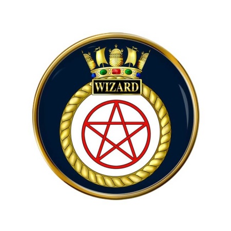 HMS Wizard, Royal Navy Pin Badge