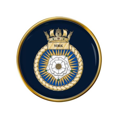 HMS York, Royal Navy Pin Badge