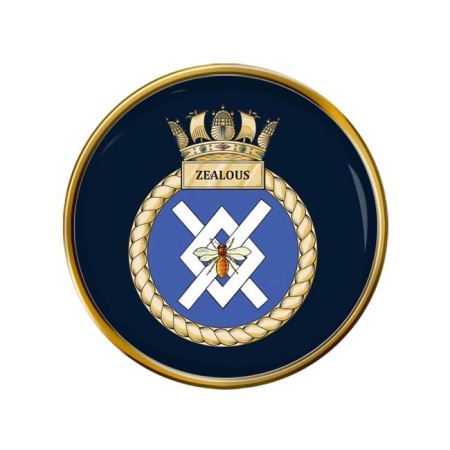 HMS Zealous, Royal Navy Pin Badge