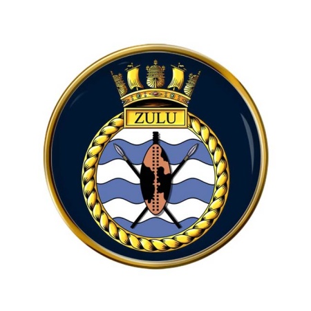 HMS Zulu, Royal Navy Pin Badge