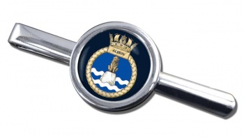 HMS Albion (Royal Navy) Round Tie Clip