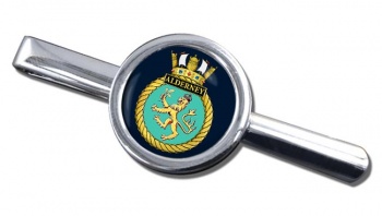 HMS Alderney (Royal Navy) Round Tie Clip