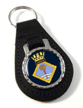 HMS Ambrose (Royal Navy) Leather Key Fob