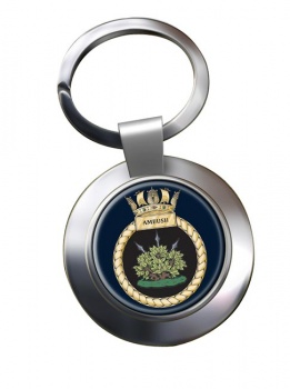 HMS Ambush (Royal Navy) Chrome Key Ring