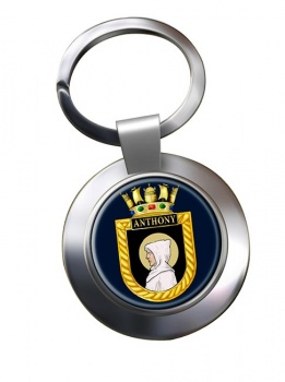 HMS Anthony (Royal Navy) Chrome Key Ring