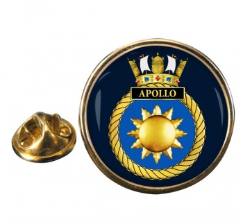 HMS Apollo (Royal Navy) Round Pin Badge