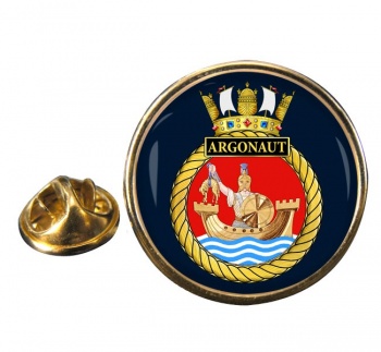 HMS Argonaut (Royal Navy) Round Pin Badge