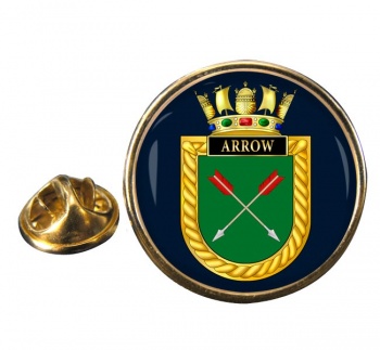 HMS Arrow (Royal Navy) Round Pin Badge
