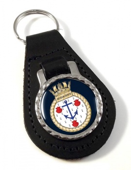 HMS Audacious (Royal Navy) Leather Key Fob