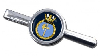 HMS Battleaxe (Royal Navy) Round Tie Clip