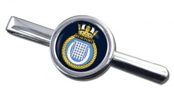 HMS Beaufort (Royal Navy) Round Tie Clip