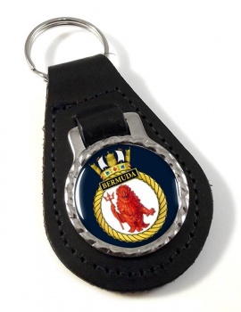 HMS Bermuda (Royal Navy) Leather Key Fob