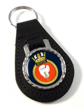 HMS Boxer (Royal Navy) Leather Key Fob