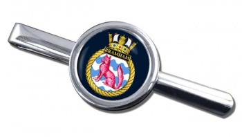 HMS Bramham (Royal Navy) Round Tie Clip