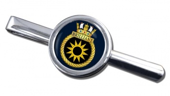 HMS Brilliant (Royal Navy) Round Tie Clip