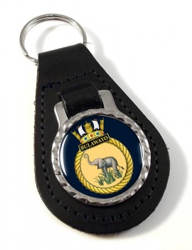 HMS Bullawayo (Royal Navy) Leather Key Fob