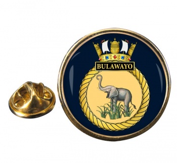 HMS Bullawayo (Royal Navy) Round Pin Badge