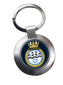 HMS Caldwell (Royal Navy) Chrome Key Ring
